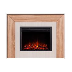 Электрокамин RealFlame Jersey 25,5 WT с очагом Saphir 25,5, 6 цветов пламени