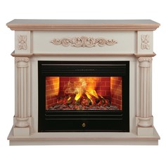 Электрокамин RealFlame Silvia 26 WT-619B с очагом 3D Novara