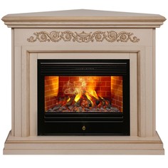 Электрокамин RealFlame Leticia Coner 26 WT-619G с очагом 3D Novara