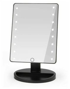 Зеркало косметическое с подсветкой Large Led Mirror (черный)