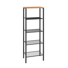 Металлический стеллаж ЗМИ Торонто 15 ЗМИСТТ15Ч, 47x30x146 см