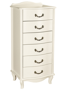 Комод Мебелик Джульетта узкий 6 ящ., дуб шампань Л