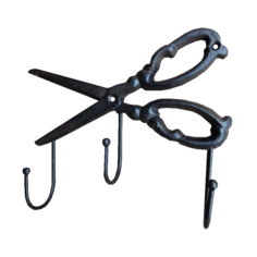 Вешалка настенная Ножницы, 3 крючка Iron Garden