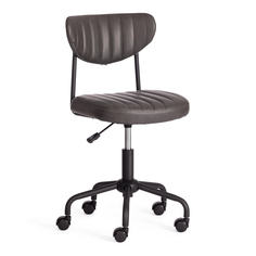 Компьютерное кресло TetChair Slim, иск. кожа, серый