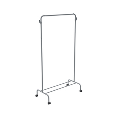 Вешалка напольная гардеробная Nika ВГ2, 151x82x38,5 см, серый