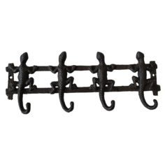 Вешалка настенная Ящерки, 4 крючка Iron Garden