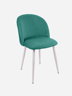 Комплект стульев Бари, 23070738 изумрудный/белые ножки (2 шт) No Brand