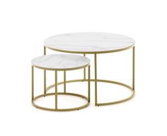 Комплект журнальных столиков Самолет Marble