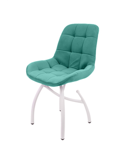 Комплект стульев Флори 2, 23070800 изумрудный/белый (2 шт) No Brand