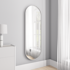 Зеркало настенное GENGLASS NOLVIS White L 180х60 см, GGM-16-3-3 дизайнерское в белой раме