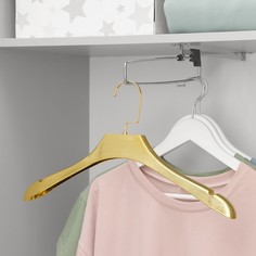 Вешалка-плечики для одежды, размер 42-44, цвет золотой No Brand