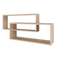 Полка настенная универсальная ОмскМебель, дуб сонома