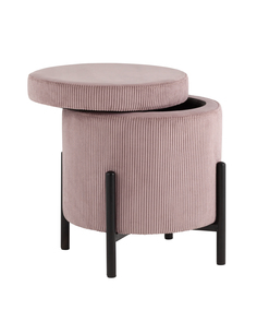 Пуф Дали велюр пыльно-розовый Stool Group