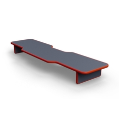 Подставка для монитора VMMGAME Base 120 BS-2BRD Dark Red