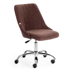 Кресло Swan флок, коричневый, 6 Tet Chair