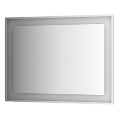 Зеркало в багетной раме со встроенной Led-подсветкой Evoform BY 2212, 90х120 3000 К