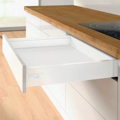 Комплект фурнитуры ящика Hettich InnoTech Atira Quadro V6 470X70 мм, белый