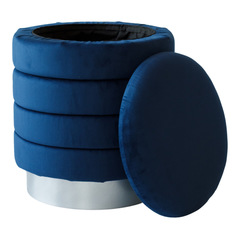 Пуф Лагуна Синий Bean Bag