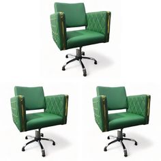 Парикмахерское кресло Гринвич, пятилучье, 3 шт No Brand