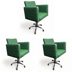 Парикмахерское кресло Гринвич II, пятилучье, 3 шт No Brand