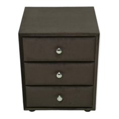 Тумба прикроватная trinitimebel Эстель-3 коричневый 44х42х55