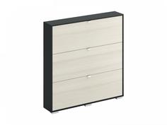 Обувница ОГОГО Обстановочка! Wide, черный/ясено коимбра