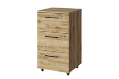 Тумба выкатная DOORSET 3S. Цвет ДУБ НАВАРРА Anrex