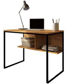 Стол письменный WOODSTEEL, Chicago, PS760/1000/580, черный