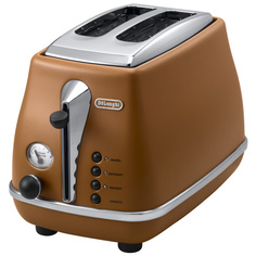 Тостер DeLonghi Icona Vintage CTOV 2003.BW Brown Delonghi
