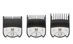 Набор магнитных насадок Moser 1801-7010 Magnetic attm.comb set 1,5/3/4,5mm cart.