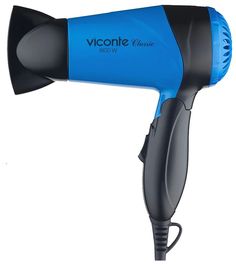 Фен VICONTE VC-3745 1800 Вт голубой, черный