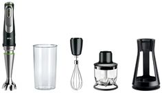 Погружной блендер Braun MQ9125XS черный, серебристый