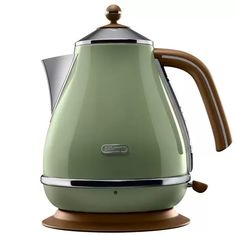 Чайник электрический Delonghi KBOV2001 1.7 л зеленый, коричневый Delonghi