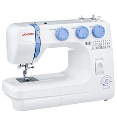 Швейная машина Janome Top 18 белый, голубой