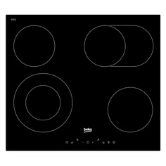 Встраиваемая варочная панель электрическая BEKO HIC 64403 T черный