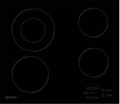 Встраиваемая варочная панель электрическая Indesit IR 260 CM чёрный