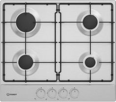 Поверхность варочная Indesit THPM 641 IX/I газовая, нержавеющая сталь, 1973796