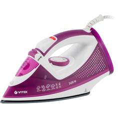 Утюг VITEK VT-8346 розовый, белый