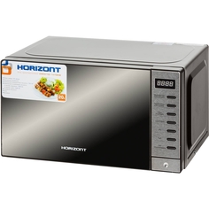 Микроволновая печь c грилем Horizont 20MW700-1479BHB 20 л зеркальный/черный