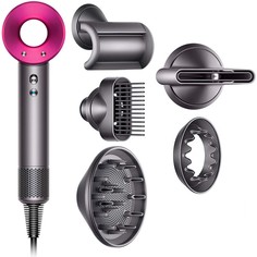 Фен Dyson HD07 Supersonic 1600 Вт фиолетовый, серебристый