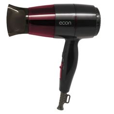 Фен ECON ECO-BH167D 1600 Вт Black, Red