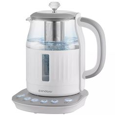 Чайник электрический Endever Skyline KR-364G 1.5 л White, Gray