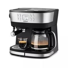 Кофемашина автоматическая Kitfort КТ-771 Black