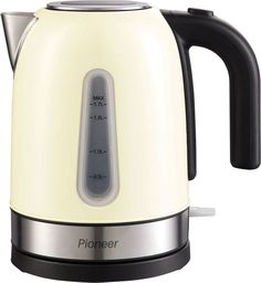 Чайник электрический Pioneer KE556M ivory 1.7 л beige, silver