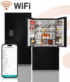 Холодильник Weissgauff WFD 587 NoFrost Premium BioFresh Water Dispenser черный