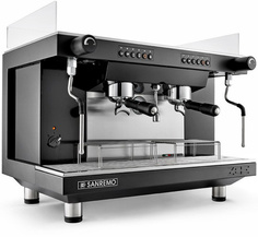 Рожковая кофемашина Sanremo Zoe Tall SED 2 GR черный