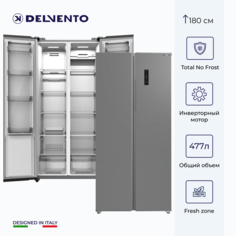 Холодильник DELVENTO VSG96101 серый