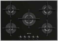 Встраиваемая варочная панель газовая Smeg PV175B3 черная