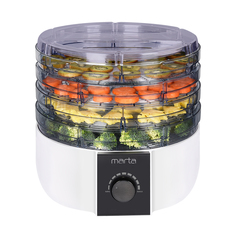 Сушилка для овощей и фруктов Marta MT-FD1889A белая
