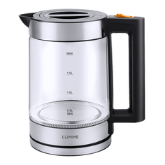 Чайник электрический LUMME LU-4107 1.8 л оранжевый, черный
